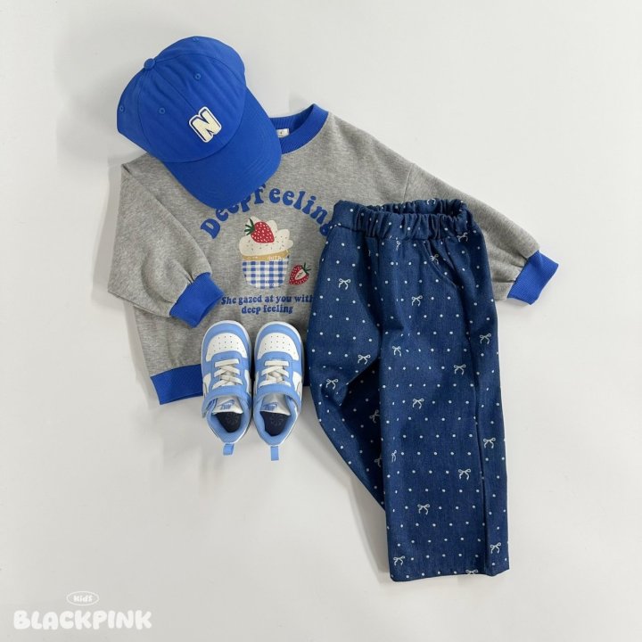 Black Pink - Korean Children Fashion - #childofig - Deep Feeling Sweatshirt - 10