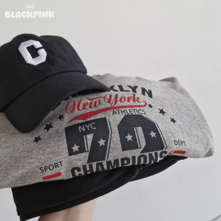Black Pink - Korean Children Fashion - #childrensboutique - 72 Champion Sweatshirt - 12