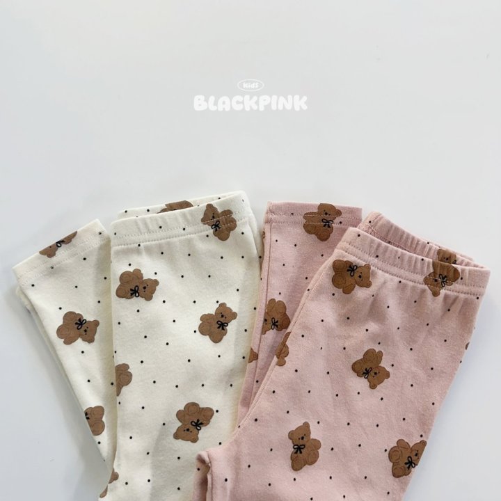 Black Pink - Korean Children Fashion - #childrensboutique - Dot Bear Easywear - 11