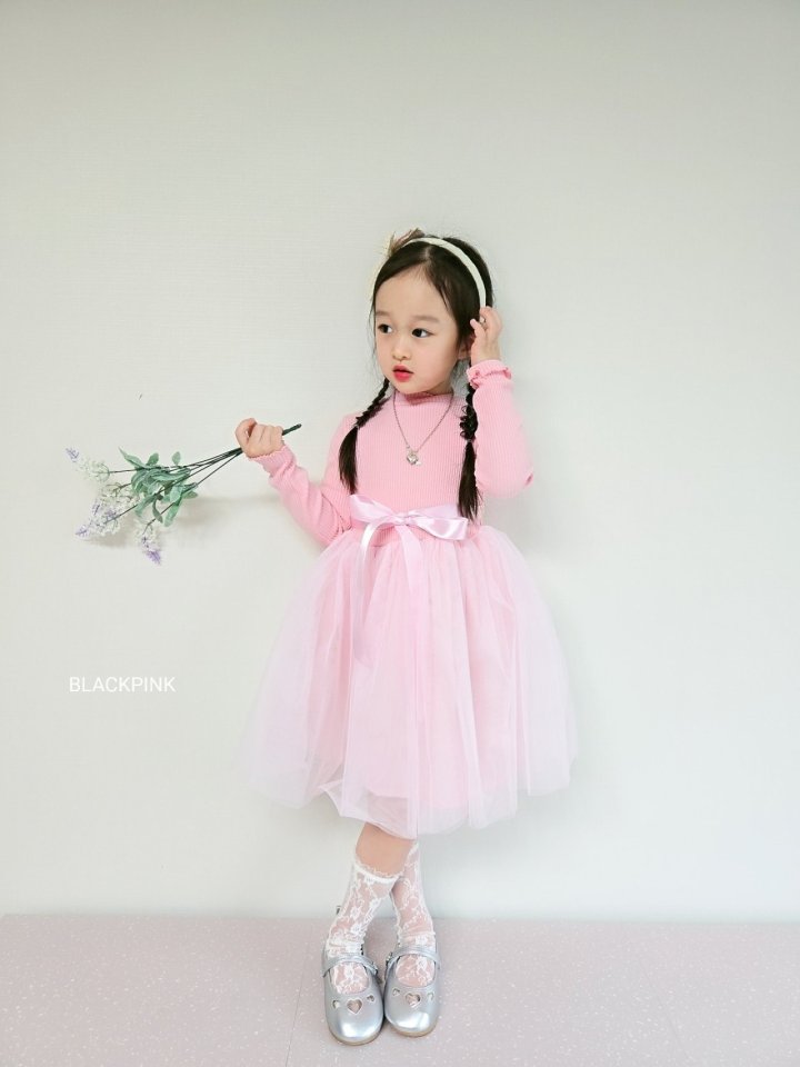 Black Pink - Korean Children Fashion - #childofig - Raisel Shasha One-piece - 4