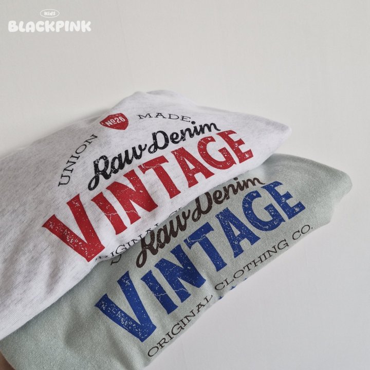 Black Pink - Korean Children Fashion - #childofig - Vintage Sweatshirt - 4