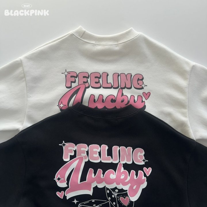 Black Pink - Korean Children Fashion - #childrensboutique - LUCKY Sweatshirt - 2