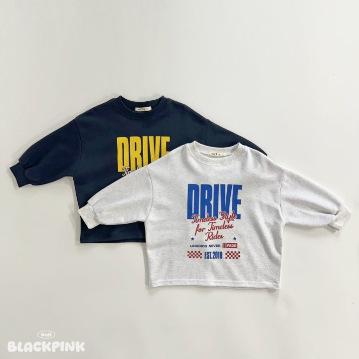 Black Pink - Korean Children Fashion - #childrensboutique - Drive Tee
