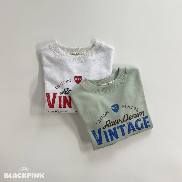 Black Pink - Korean Children Fashion - #designkidswear - Vintage Sweatshirt - 5