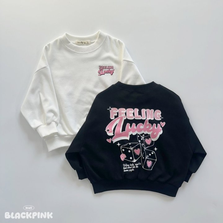 Black Pink - Korean Children Fashion - #designkidswear - LUCKY Sweatshirt - 3