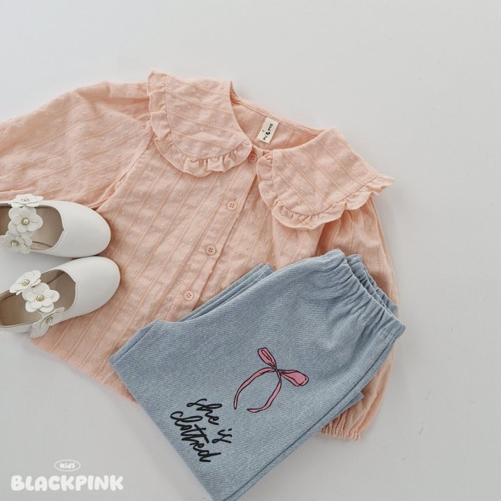 Black Pink - Korean Children Fashion - #discoveringself - Judy Blouse - 8