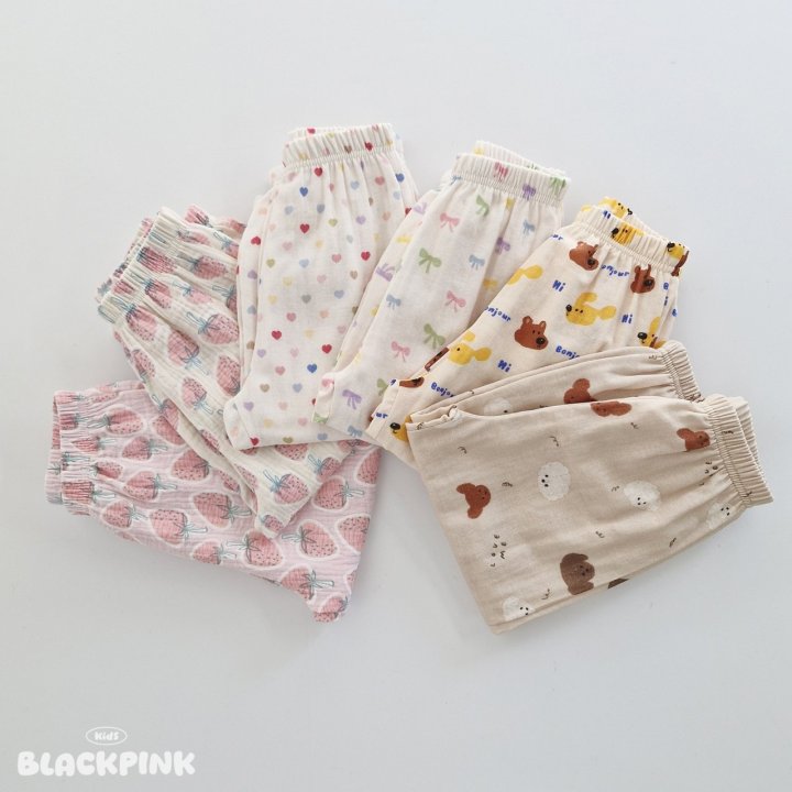 Black Pink - Korean Children Fashion - #discoveringself - SPRING Pajama Pants - 7