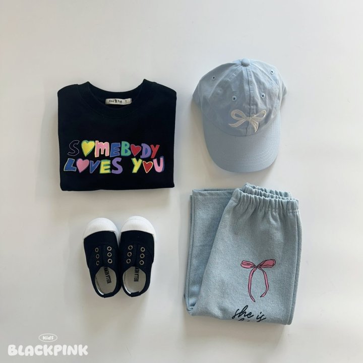 Black Pink - Korean Children Fashion - #discoveringself - SOMEBODY Sweatshirt - 11