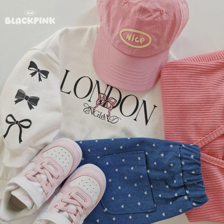 Black Pink - Korean Children Fashion - #discoveringself - Heart Denim Skirt - 10
