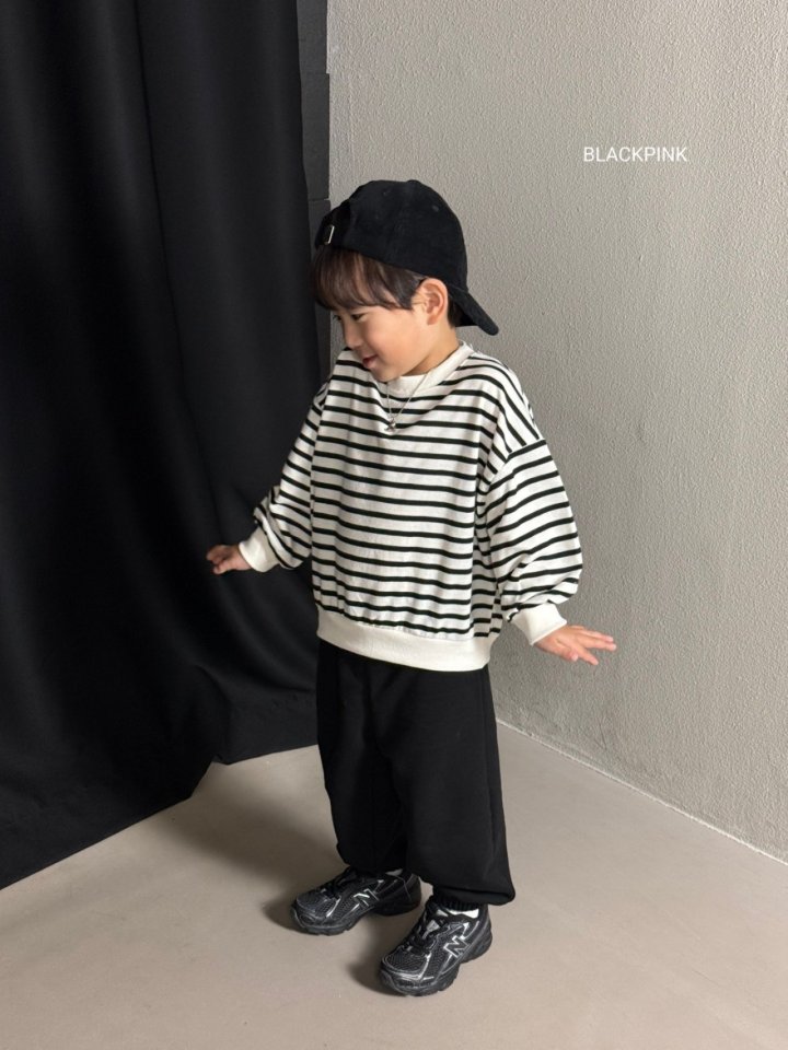 Black Pink - Korean Children Fashion - #discoveringself - Spring ST Sweatshirt - 3