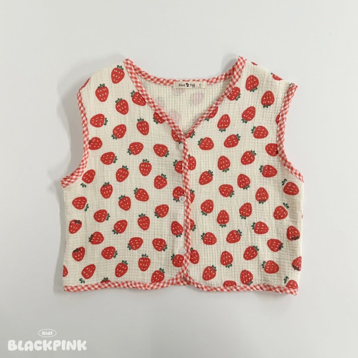 Sweet Strawberry Vest by Black Pink for Child - view 11