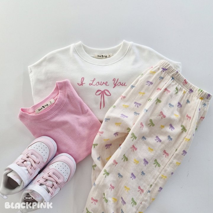 Black Pink - Korean Children Fashion - #fashionkids - Basic Single Tee - 12