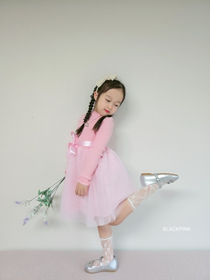 Black Pink - Korean Children Fashion - #fashionkids - Raisel Shasha One-piece - 7