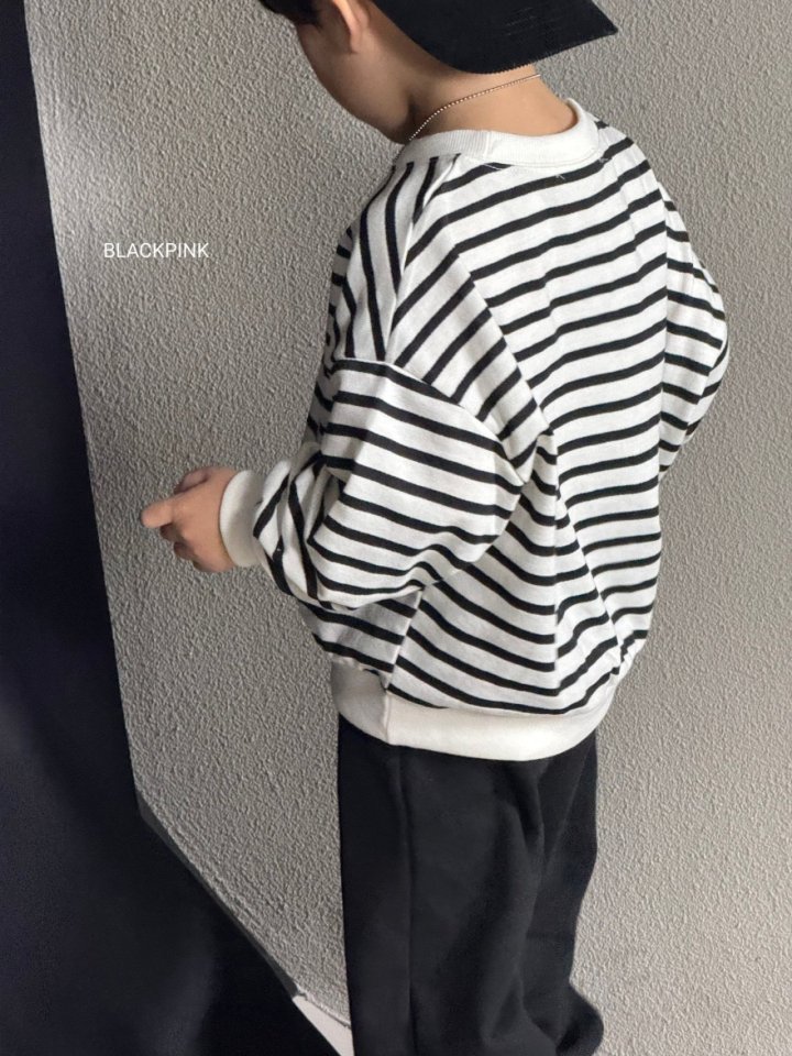 Black Pink - Korean Children Fashion - #discoveringself - Spring ST Sweatshirt - 4