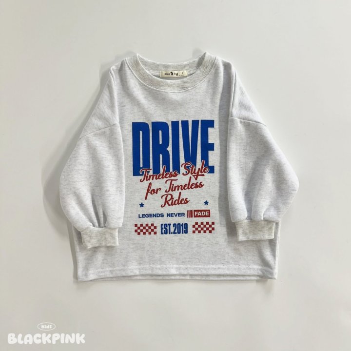 Black Pink - Korean Children Fashion - #discoveringself - Drive Tee - 4