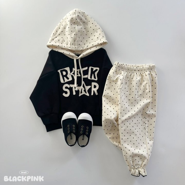 Black Pink - Korean Children Fashion - #kidsshorts - Dot Frill Jogger Pants - 11