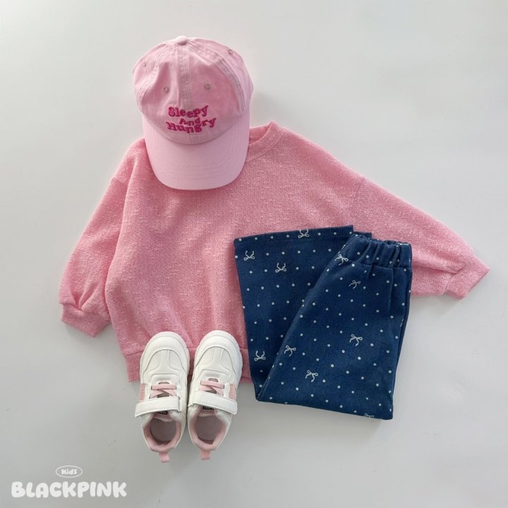 Black Pink - Korean Children Fashion - #kidsshorts - Moscrap Knit Sweatshirt - 7