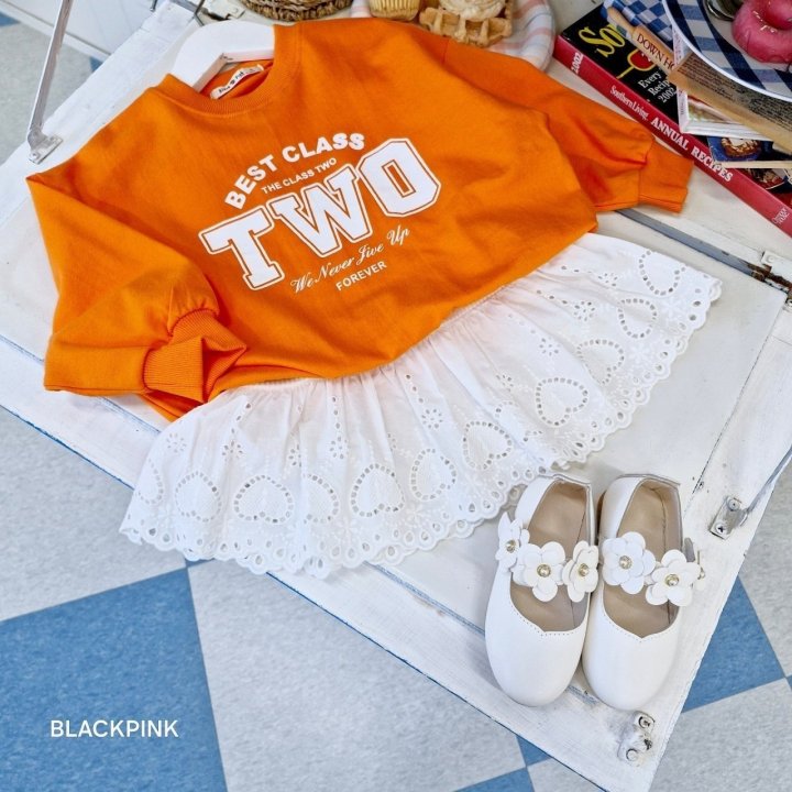Black Pink - Korean Children Fashion - #kidsshorts - Layered Lace Sleeveless Tee - 6
