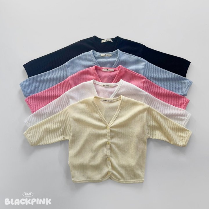 Black Pink - Korean Children Fashion - #kidsshorts - Claire Cardigan - 3
