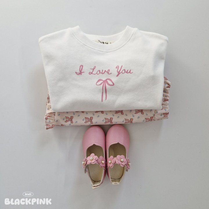Black Pink - Korean Children Fashion - #kidsstore - Floral Ribbon Frill Skirt - 12