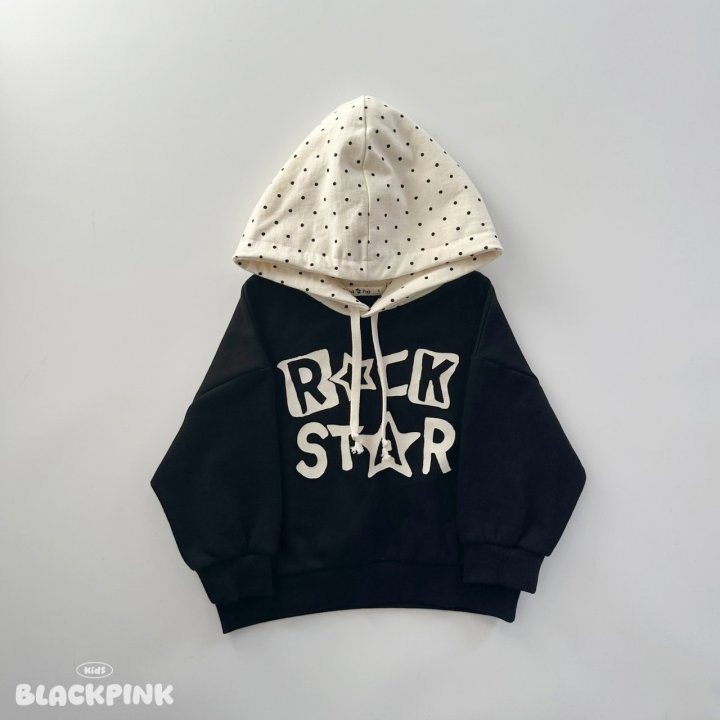 Black Pink - Korean Children Fashion - #kidzfashiontrend - Dot Hoodie Sweatshirt - 12