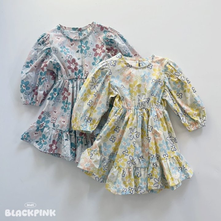 Black Pink - Korean Children Fashion - #kidzfashiontrend - Mont Blanc One-piece - 3