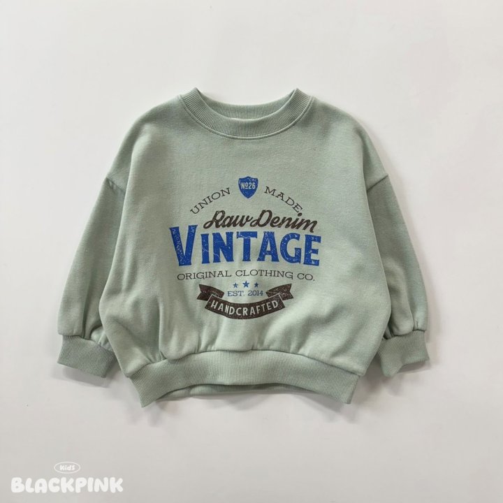 Black Pink - Korean Children Fashion - #kidzfashiontrend - Vintage Sweatshirt - 10