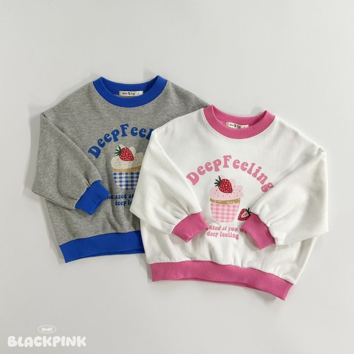 Black Pink - Korean Children Fashion - #kidzfashiontrend - Deep Feeling Sweatshirt
