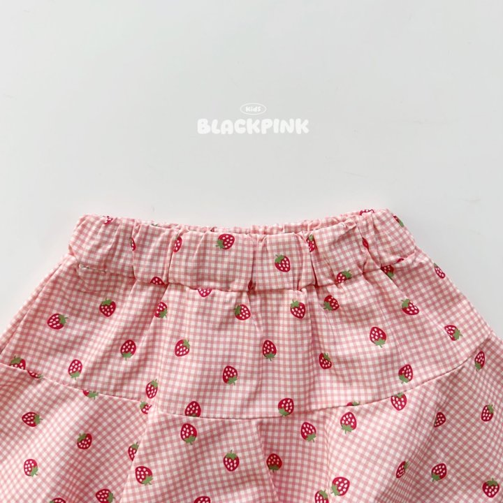 Black Pink - Korean Children Fashion - #littlefashionista - Strawberry Jam Set-Up - 11