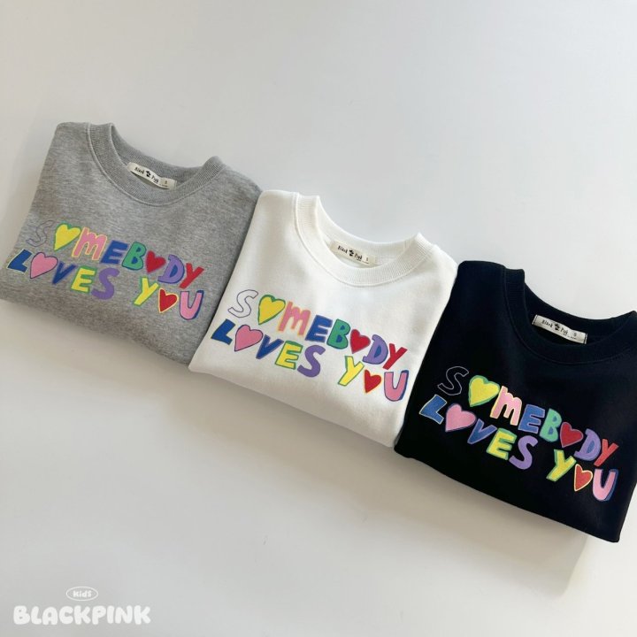 Black Pink - Korean Children Fashion - #littlefashionista - SOMEBODY Sweatshirt - 3