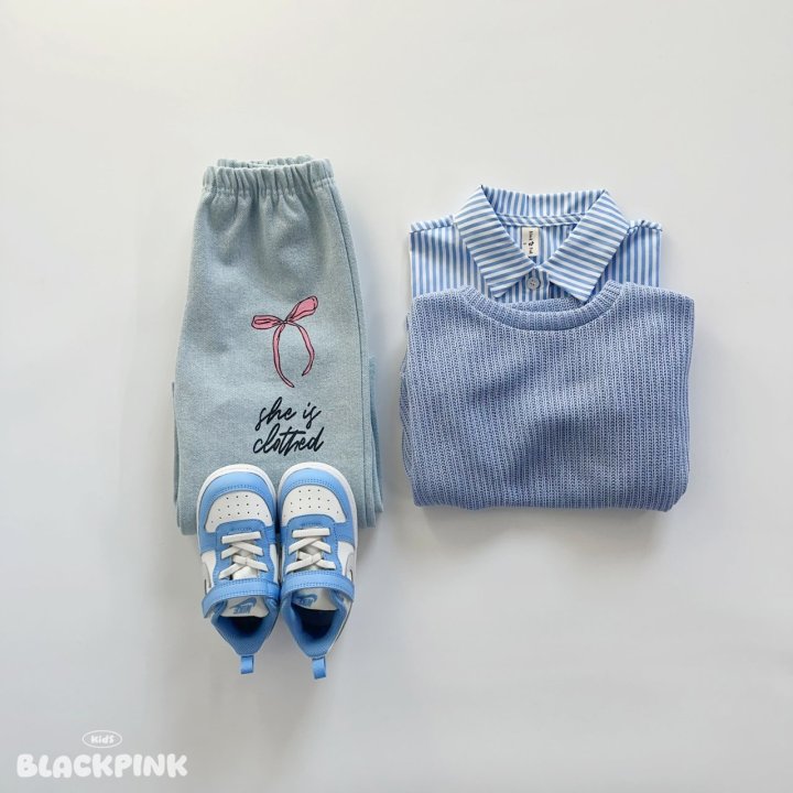 Black Pink - Korean Children Fashion - #littlefashionista - ST Heart Shirt - 9