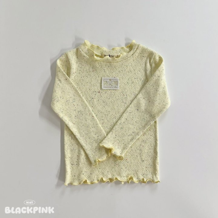 Black Pink - Korean Children Fashion - #littlefashionista - Frill Lace Tee - 6
