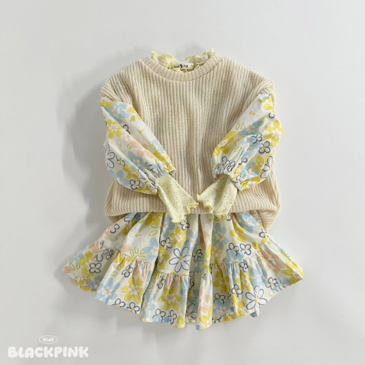 Black Pink - Korean Children Fashion - #littlefashionista - Mont Blanc One-piece - 5