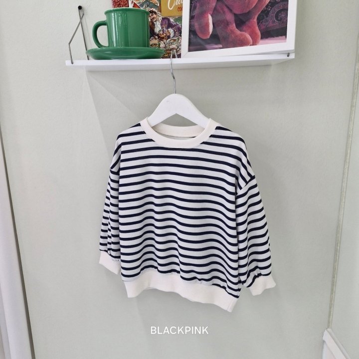 Black Pink - Korean Children Fashion - #littlefashionista - Spring ST Sweatshirt - 9