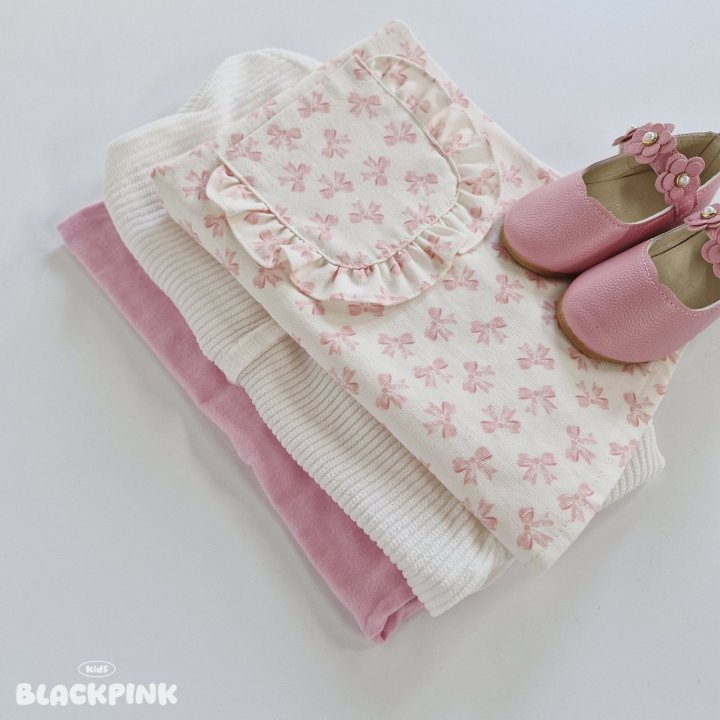 Black Pink - Korean Children Fashion - #littlefashionista - Frill Pocket One-piece - 5