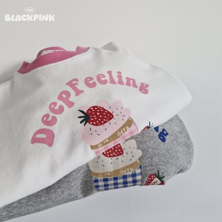 Black Pink - Korean Children Fashion - #littlefashionista - Deep Feeling Sweatshirt - 3