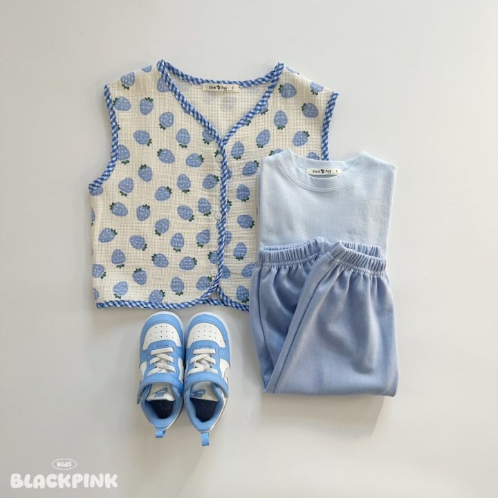 Sweet Strawberry Vest by Black Pink for Child - view 3