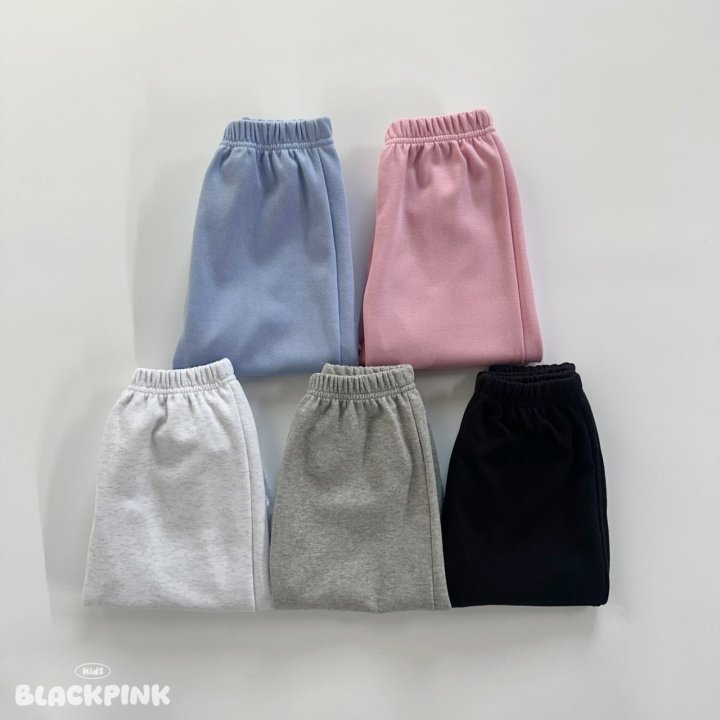 Black Pink - Korean Children Fashion - #magicofchildhood - Spring Basic Jogger Pants - 3