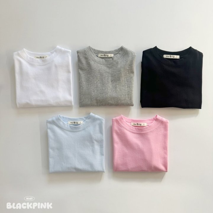 Black Pink - Korean Children Fashion - #magicofchildhood - Basic Single Tee - 2