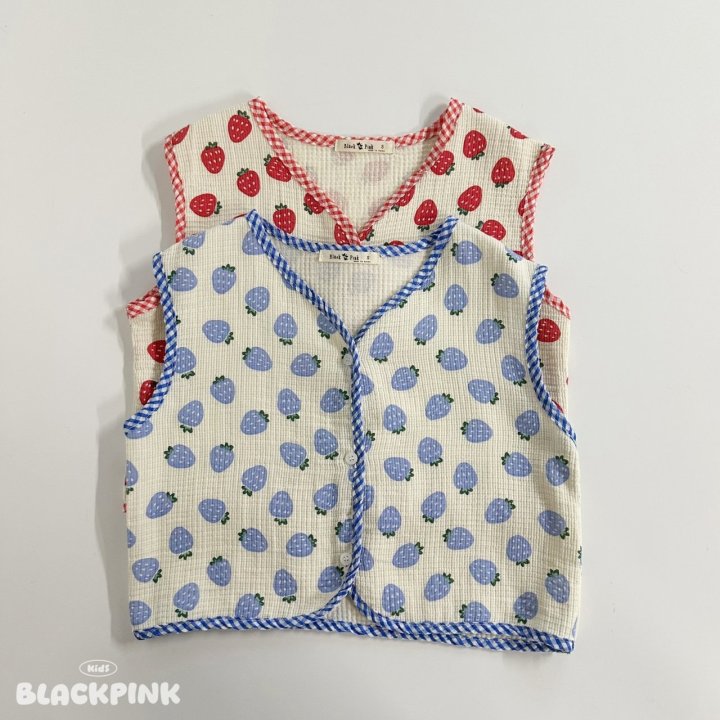 Sweet Strawberry Vest by Black Pink for Child - view 4