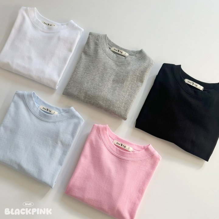 Black Pink - Korean Children Fashion - #minifashionista - Basic Single Tee - 3