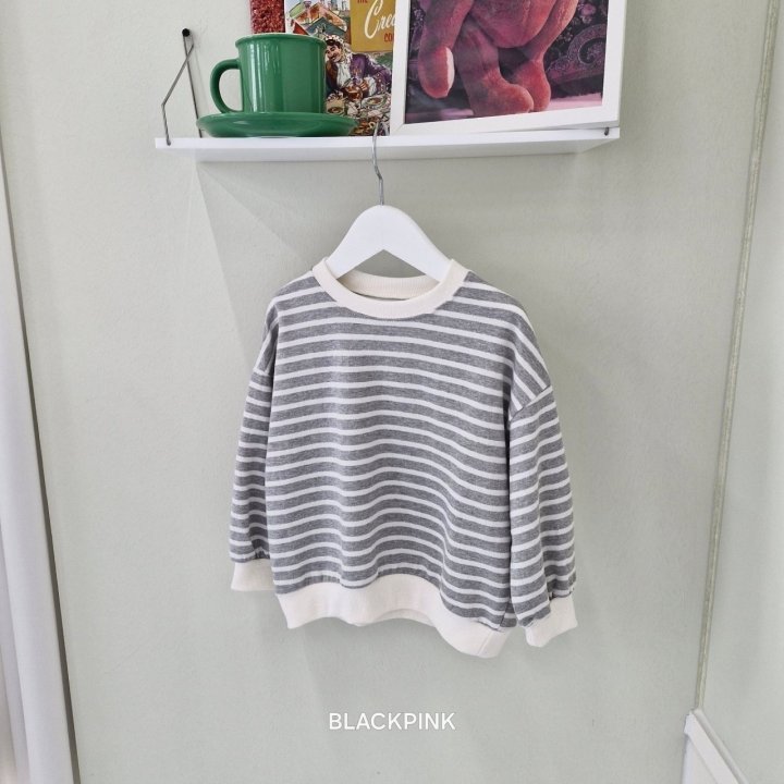 Black Pink - Korean Children Fashion - #minifashionista - Spring ST Sweatshirt - 11