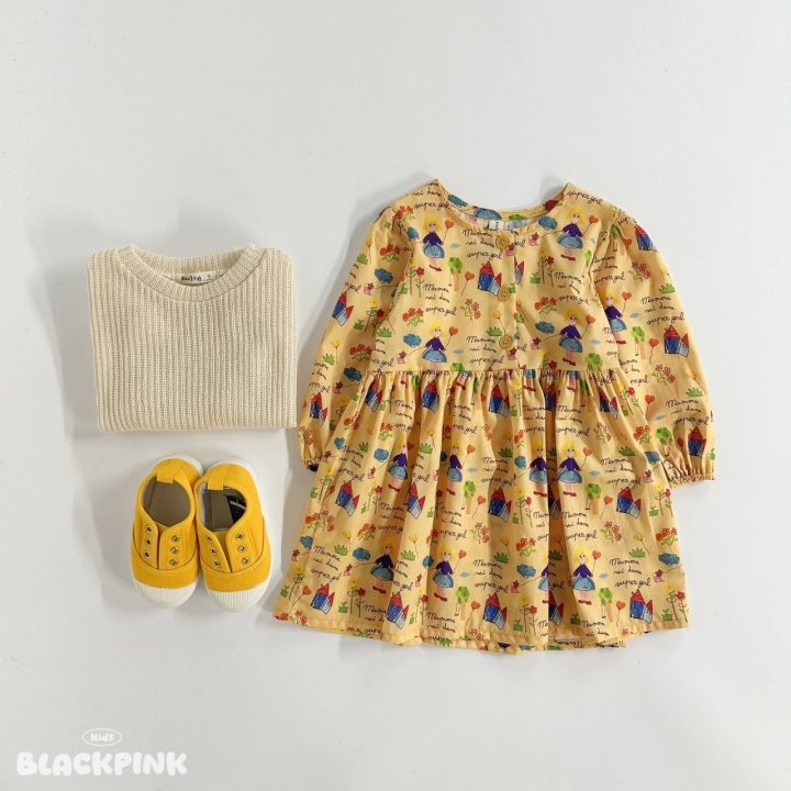 Black Pink - Korean Children Fashion - #minifashionista - Little One One-piece - 6