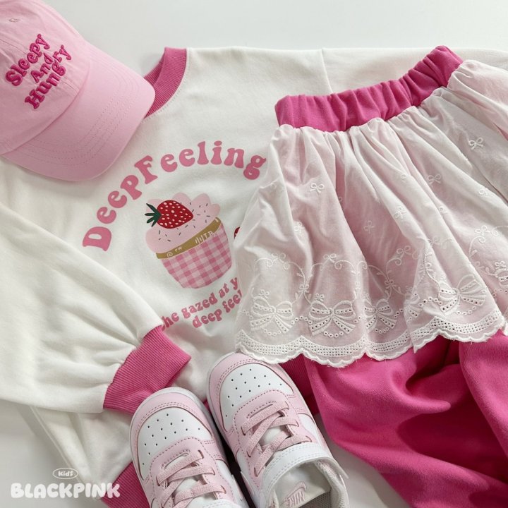 Black Pink - Korean Children Fashion - #minifashionista - Deep Feeling Sweatshirt - 5