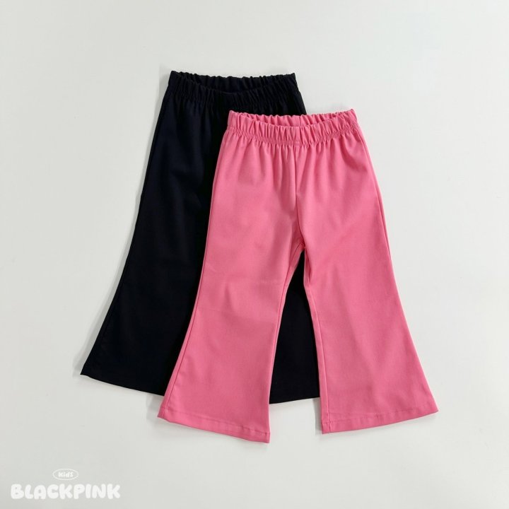 Black Pink - Korean Children Fashion - #prettylittlegirls - Lily Bootcut Pants