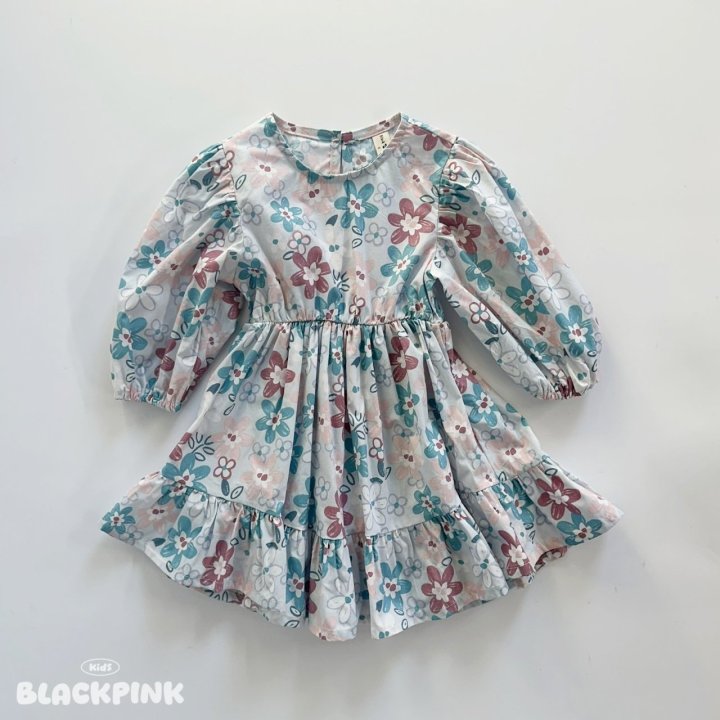 Black Pink - Korean Children Fashion - #prettylittlegirls - Mont Blanc One-piece - 8