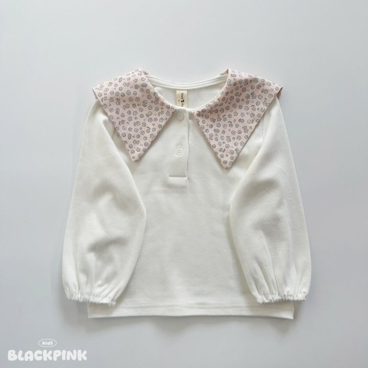 Black Pink - Korean Children Fashion - #prettylittlegirls - Mini Floral Twill Set-Up - 7