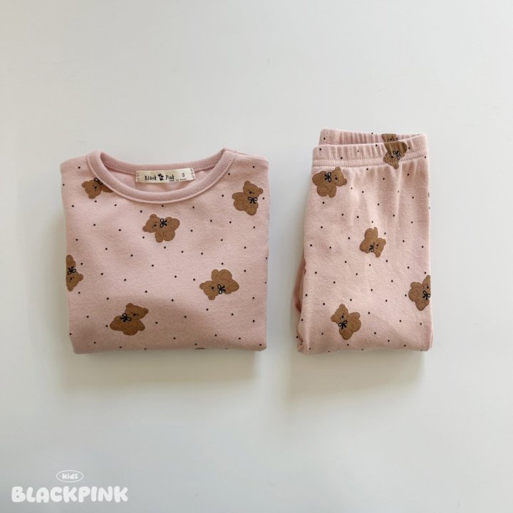 Black Pink - Korean Children Fashion - #prettylittlegirls - Dot Bear Easywear - 6