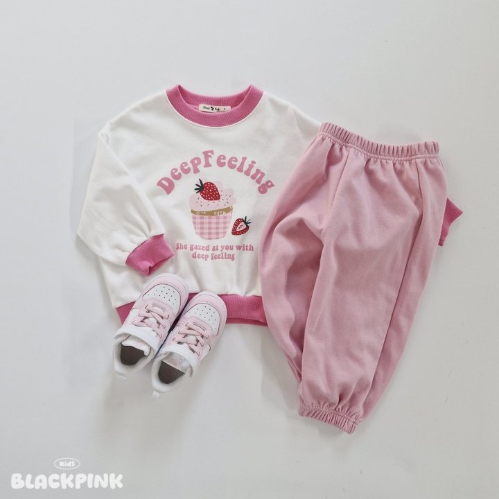 Black Pink - Korean Children Fashion - #prettylittlegirls - Deep Feeling Sweatshirt - 6