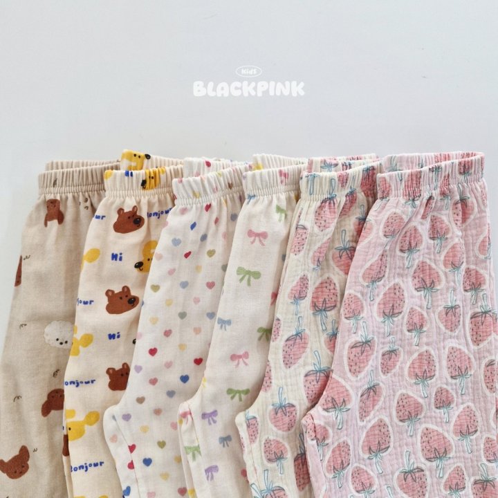 Black Pink - Korean Children Fashion - #stylishchildhood - SPRING Pajama Pants - 3
